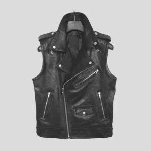 Attractive Leather Vest for Men