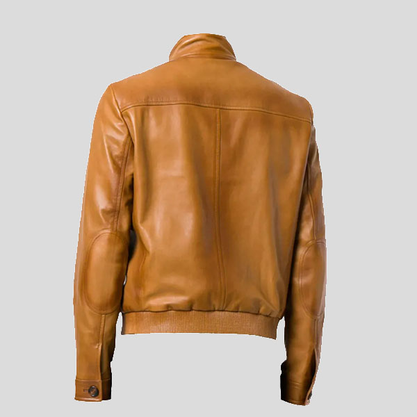 Brown Leather Fashion Jackets for Men2