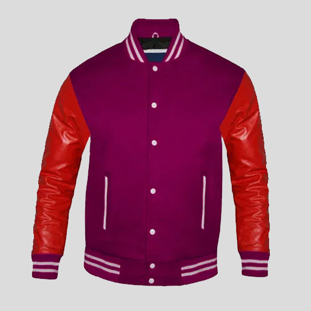 Bulk Custom made Leather letterman Jacket – Online Leather jackets ...