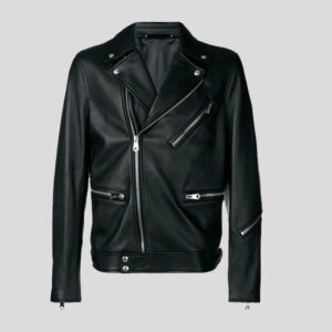 Classic Style Leather Biker Jacket33
