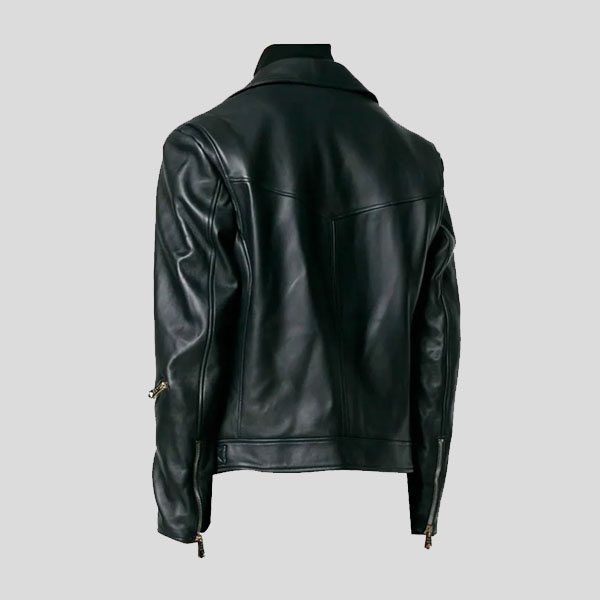 Classic Style Leather Biker Jacket34