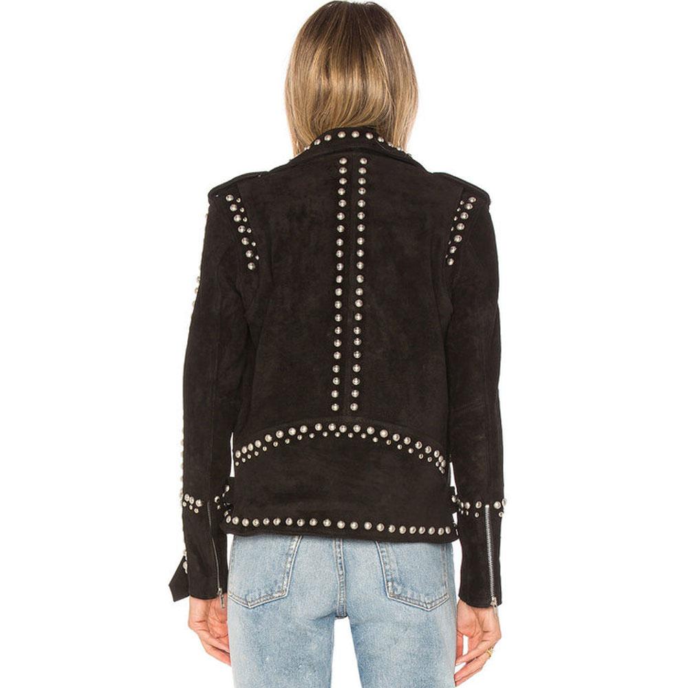 Half-Studded-Ladies-Leather-jackets-with-pockets (1)