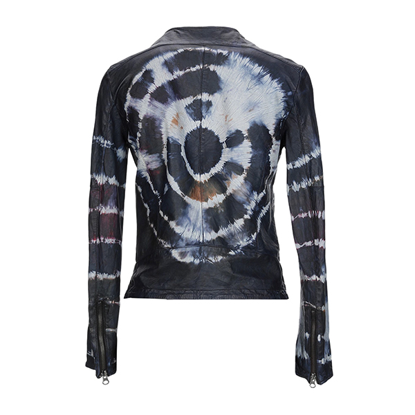High-Quality Printed Leather jacket