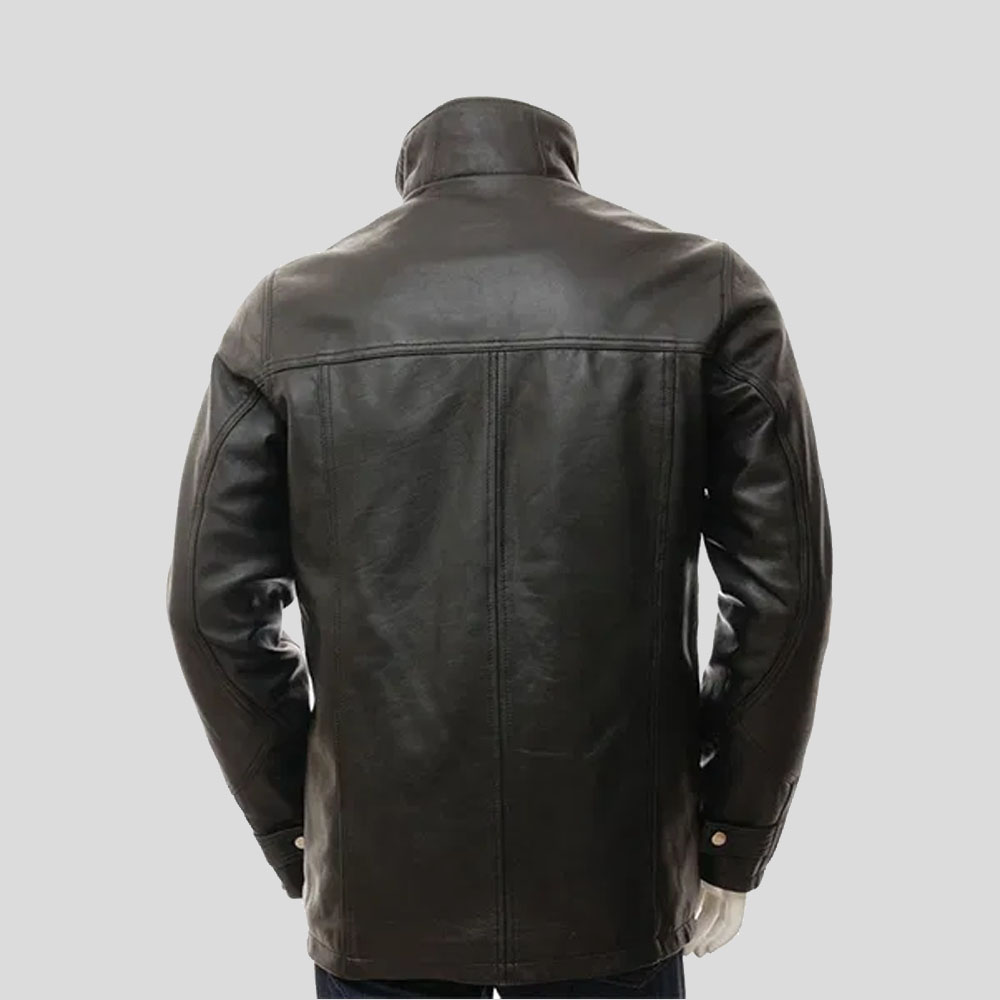 Men’s Black Leather coat