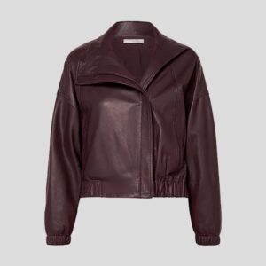 Smooth Leather bomber jacket