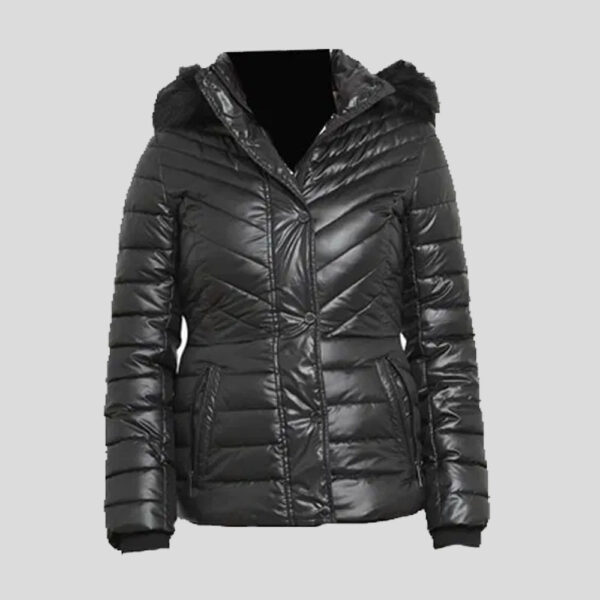 Trimmed Short Puffer Coat for Women – Tapfer