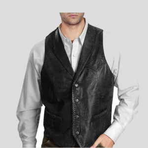 Vintage Style men leather vests