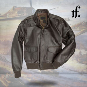 WWII Government Issue A-2 Leather Long Jacket