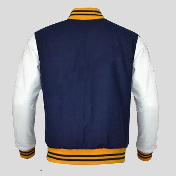 Leather Varsity Letterman Jacket
